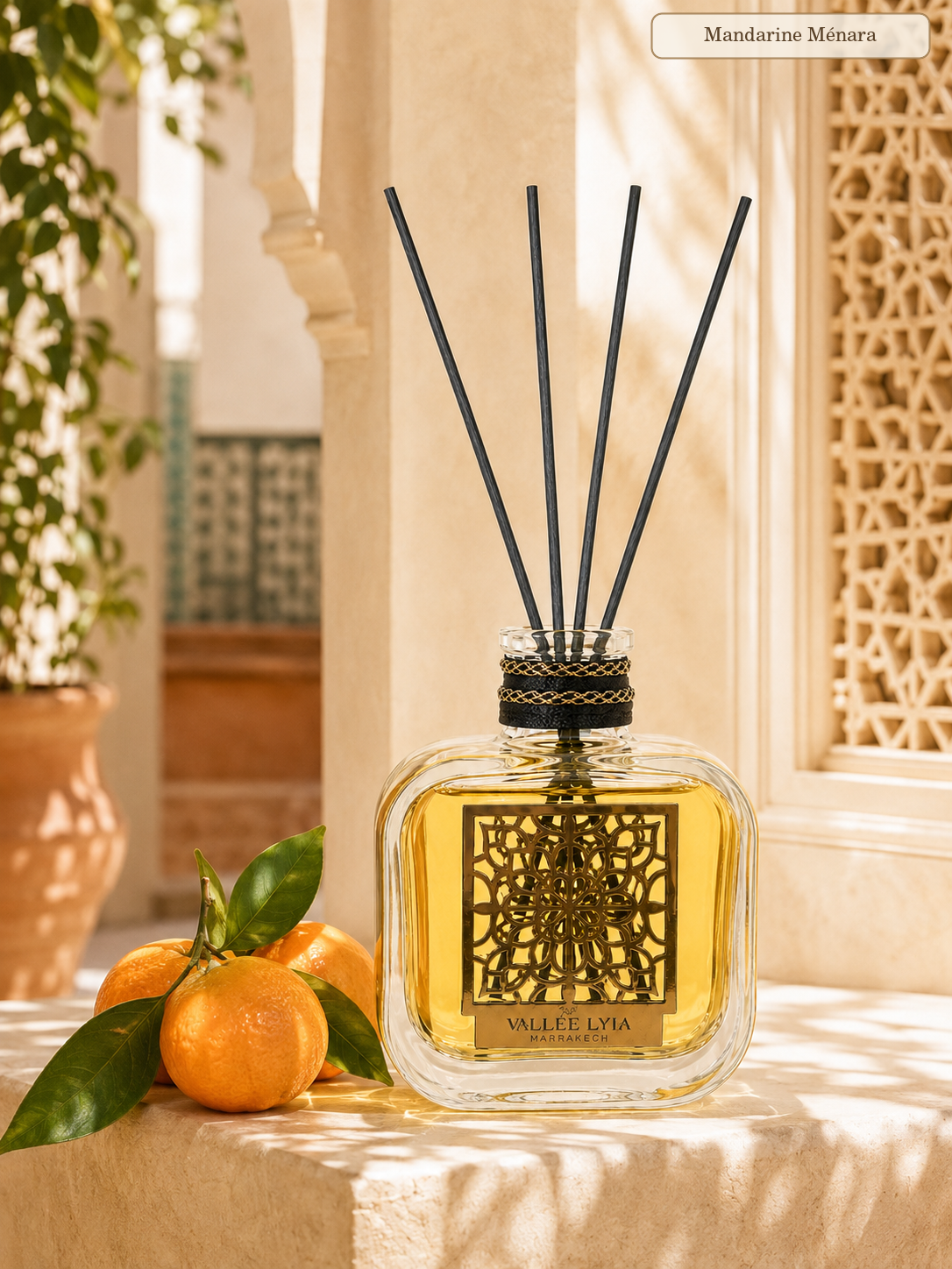 Diffuseur à bâtonnets — Mandarine Ménara — vue 3