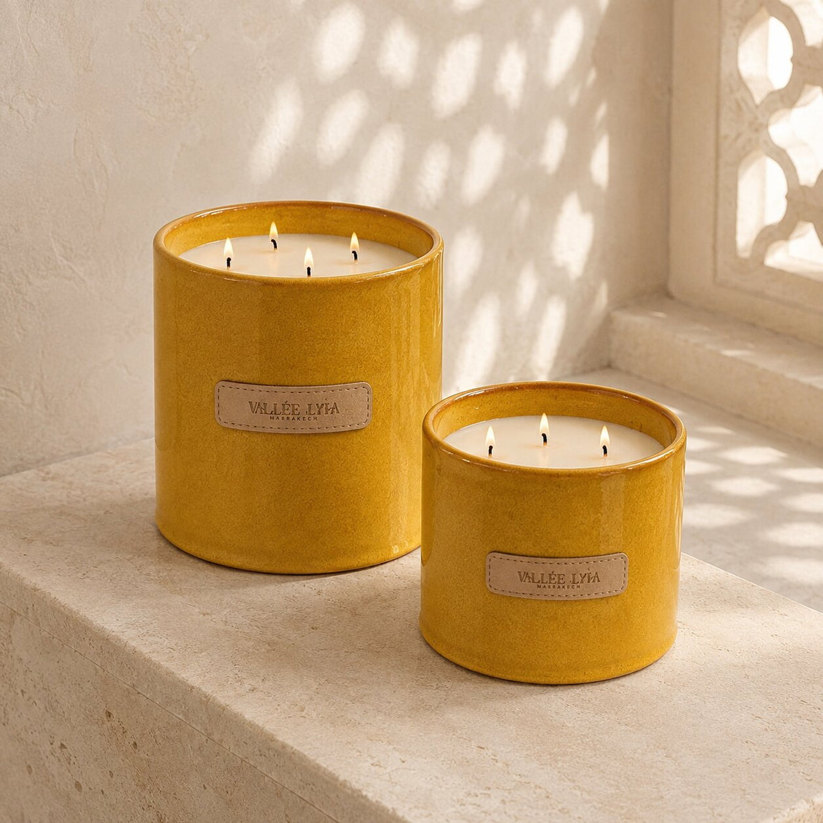 Bougie Terracotta — Mandarine Ménara — vue 2