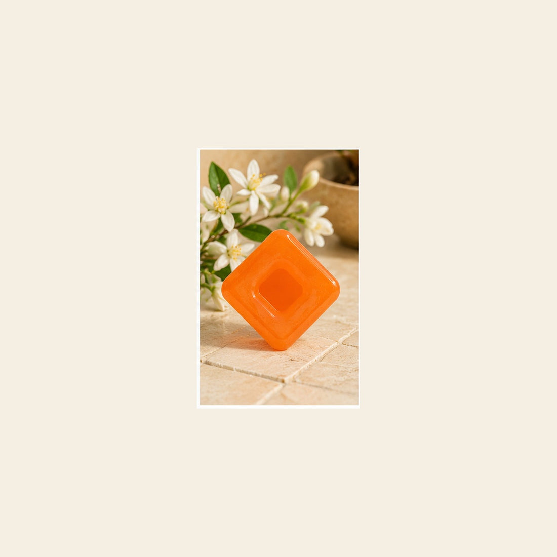 Savon Argan Parfumé — Fleur d’Oranger — vue 1