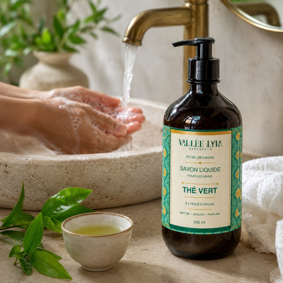 Savon Liquide Mains — Thé Vert — vue 1