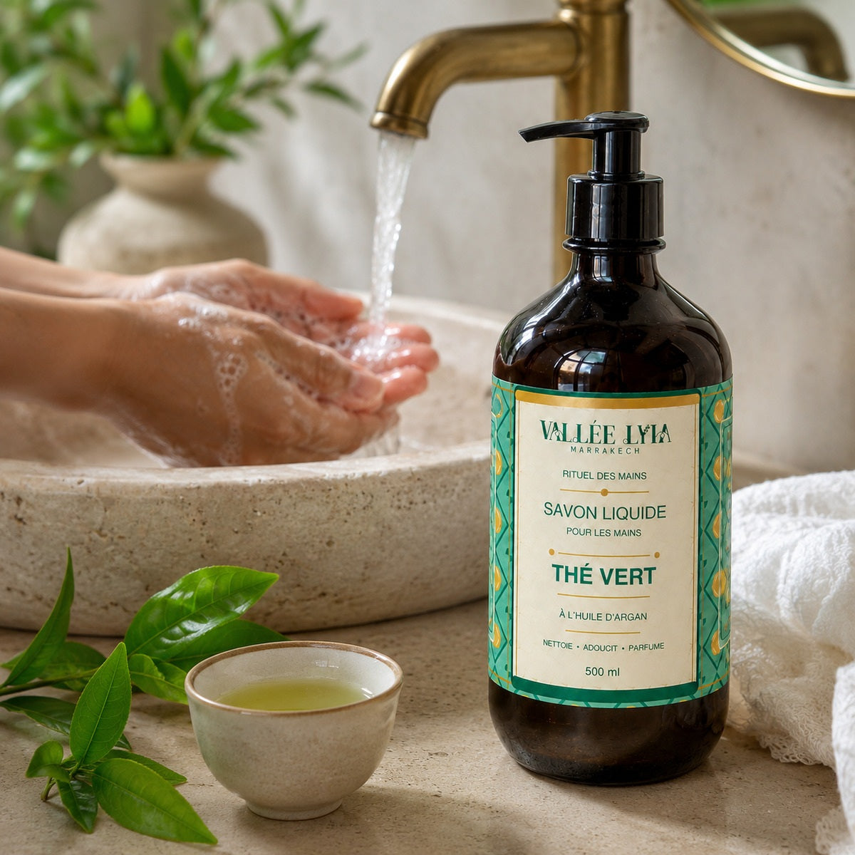 Savon Liquide Mains — Thé Vert — vue 2