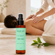 Huile corporelle à l’argan — Thé Vert — massage