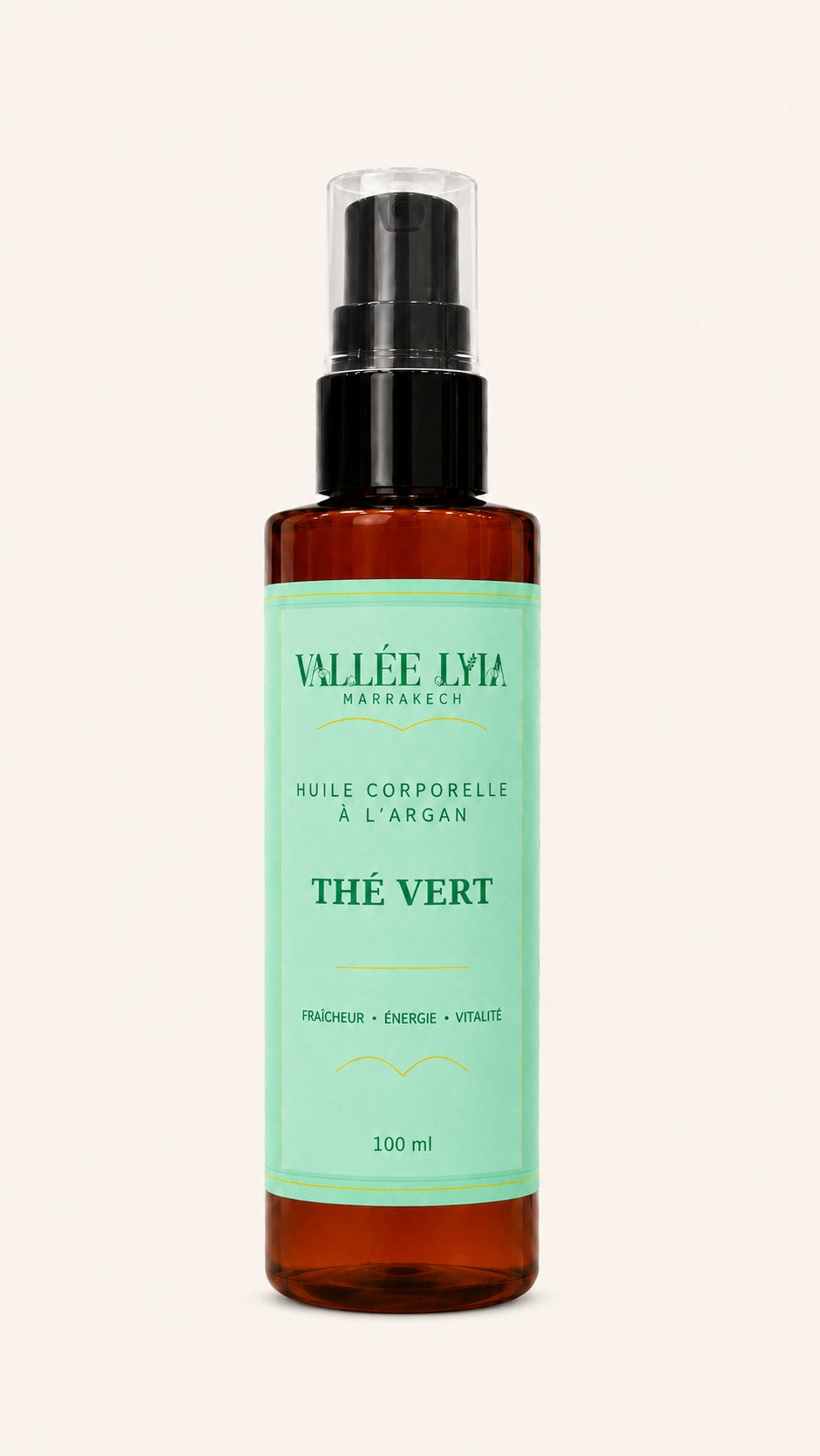 Huile corporelle à l’argan — Thé Vert